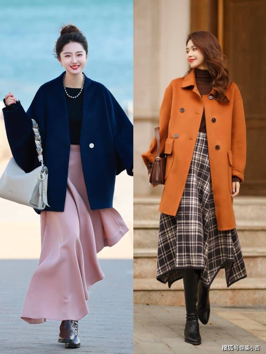 今年最火的穿法：叫“裙中靴”，這樣穿時髦又高階，適合30+女性