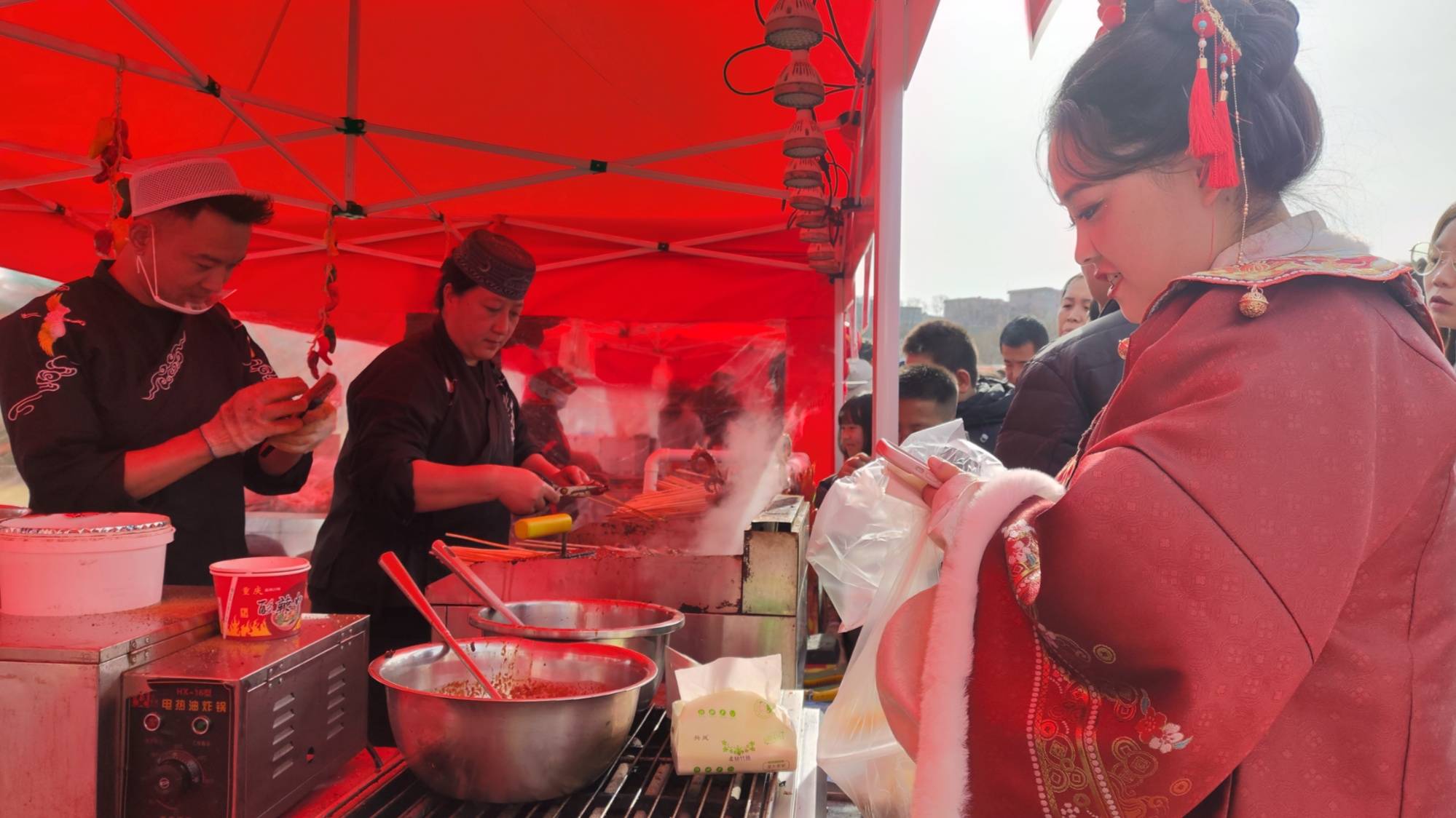 甘肅平涼崆峒區：新春美食節“國風”味正濃