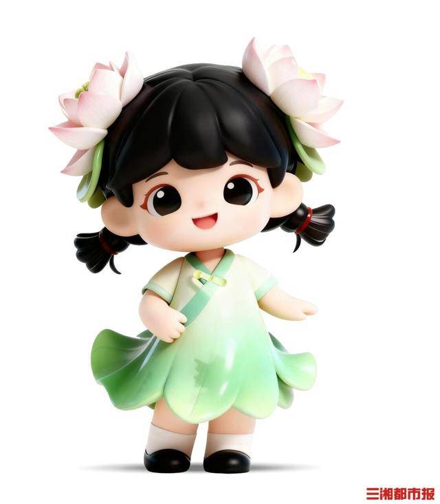 “阿蓮”與“潭寶”登場！第六屆湖南旅遊發展大會吉祥物亮相