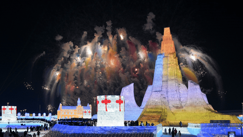 哈爾濱春節煙花秀+演出日程，收藏別錯過