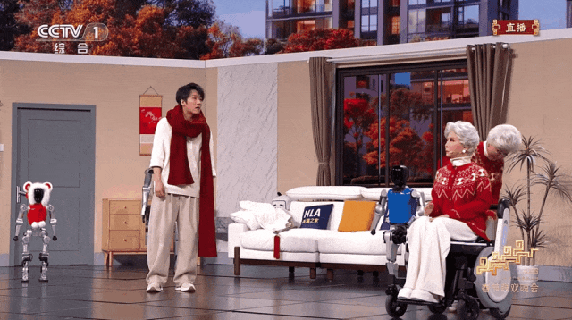 【春晚科技】春晚黑科技曝光！30天造出「奶奶」臉，萬元級人形機器人殺入客廳