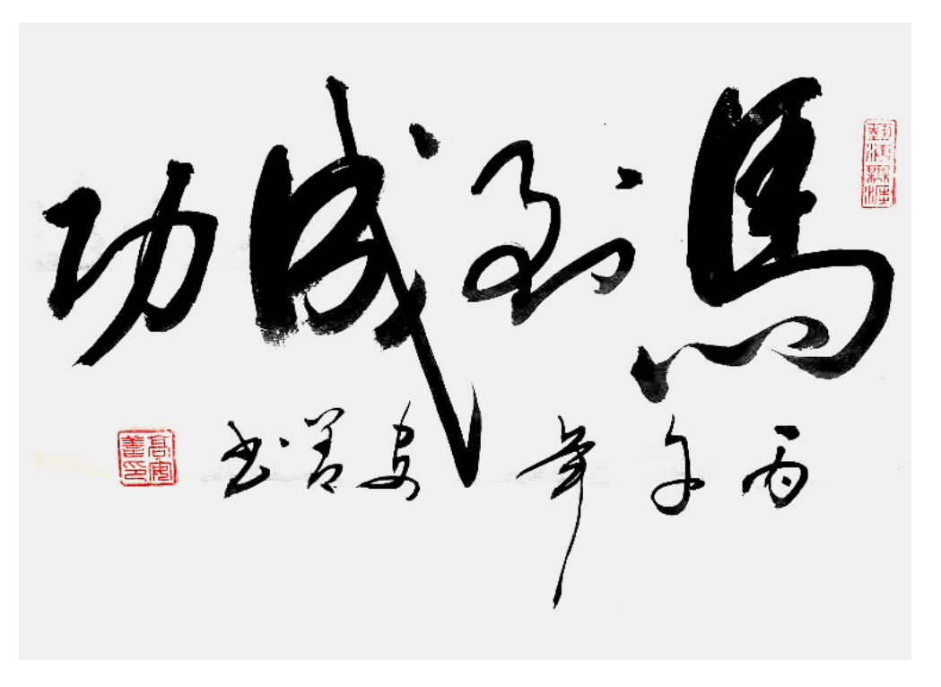中國書法家協會會員高安善書法鑑賞