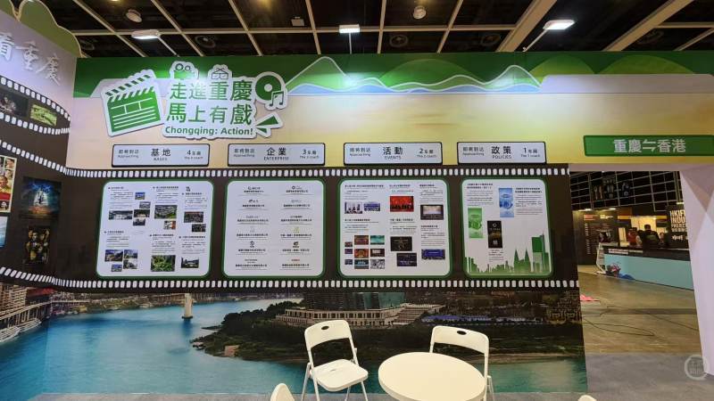 走進重慶，馬上有戲！“開往春天的影視列車”亮相香港國際影視展