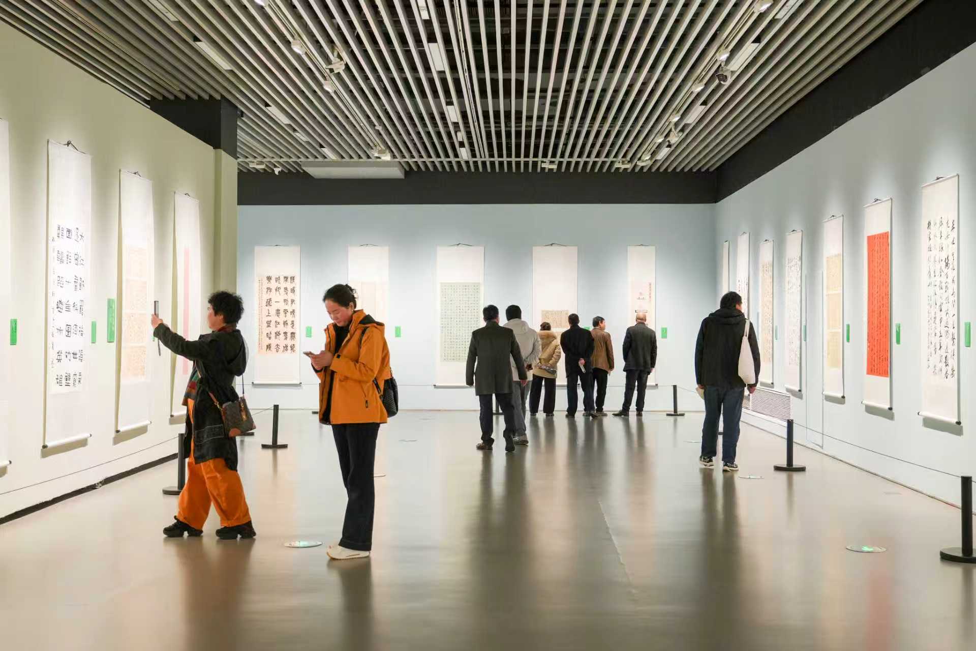 國展×省展，長沙今天被書法刷屏了