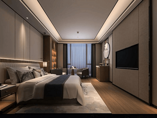 陝西五星級酒店裝修施工，陝西酒店宴會廳裝修，陝西民宿裝修設計