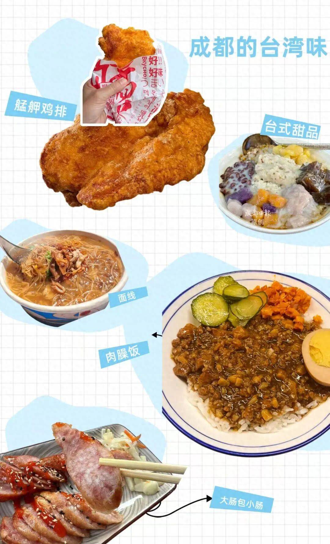 是時候盤一下成都遍地開花的臺灣美食了