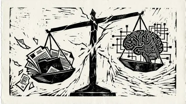 AI在法律界的病毒式傳播：資料揭示真相