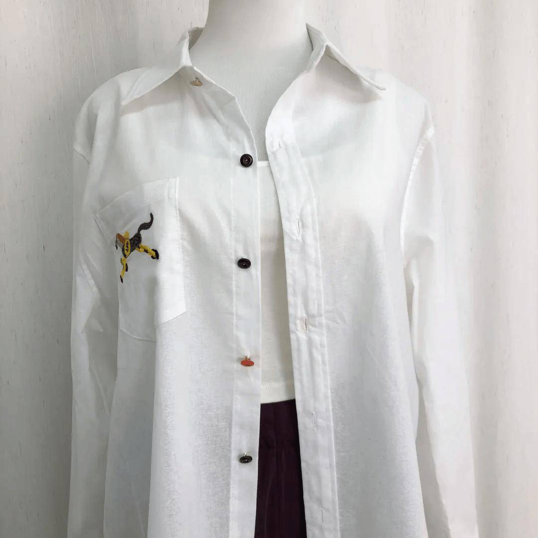 義大利百年“老錢風”，彩虹扣+小馬刺繡苧麻襯衫，穿出定製質感！