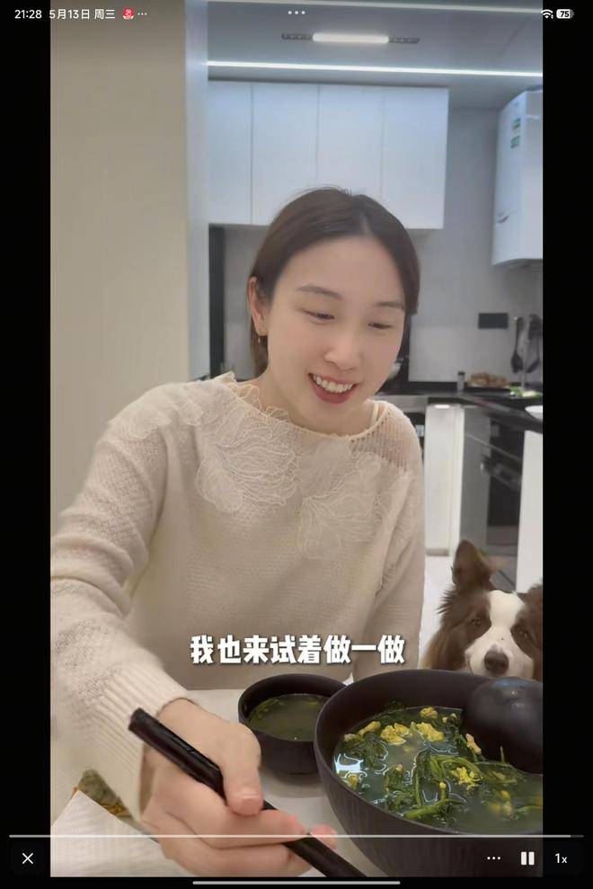 原創退役一週後，錢天一近況，即將成211研究生，給冠軍老公下廚做飯