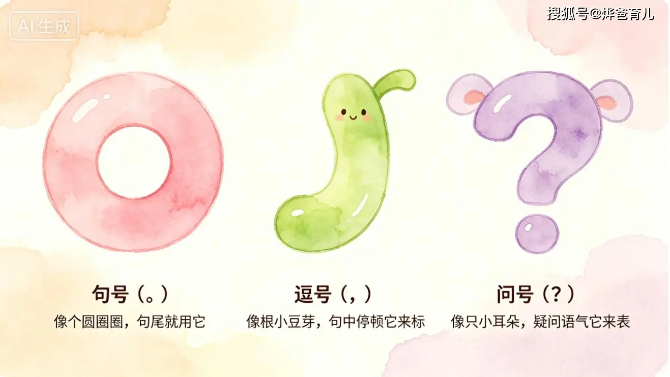 小學 1-6 年級標點符號用法大全，附：練習題
