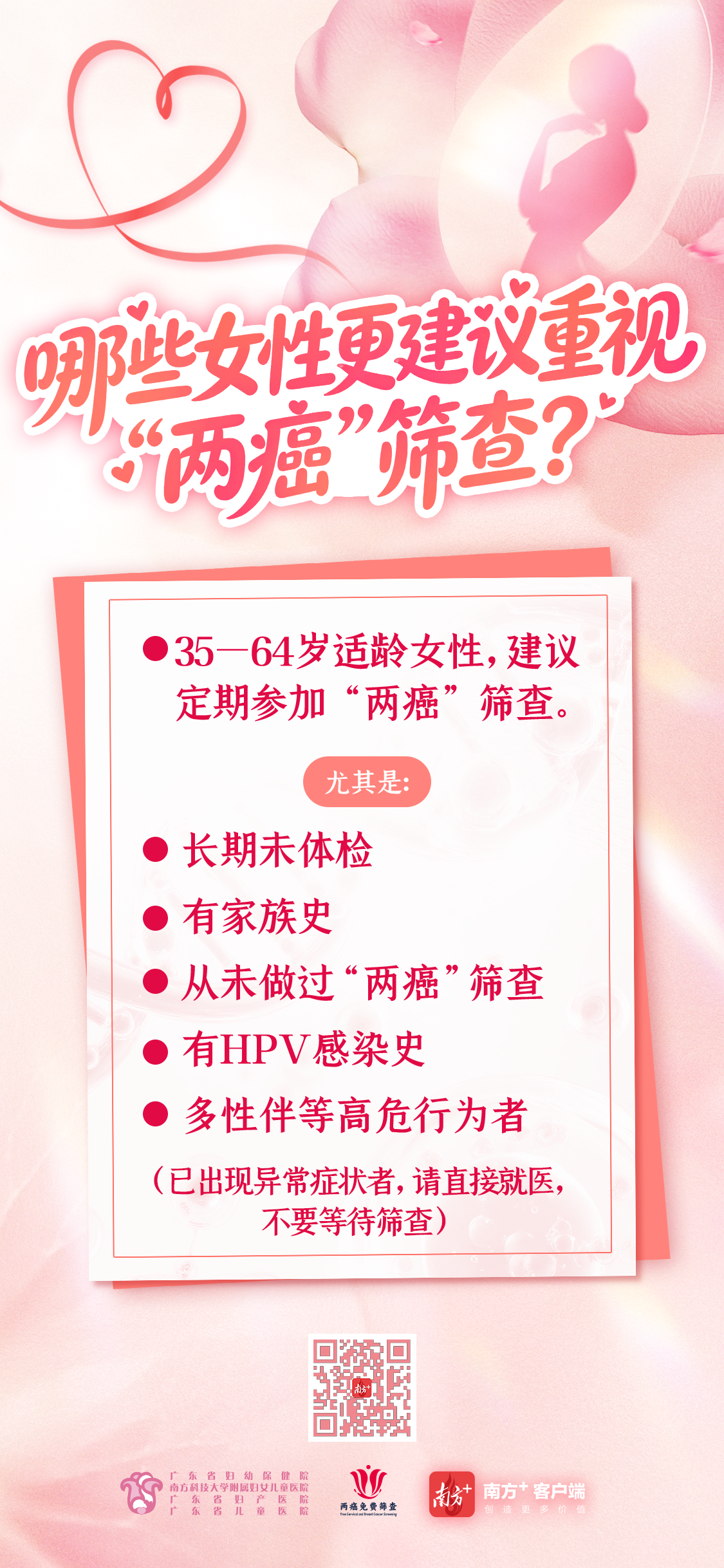 廣東35—64歲女性可免費篩查“兩癌”，這些防治知識請收好