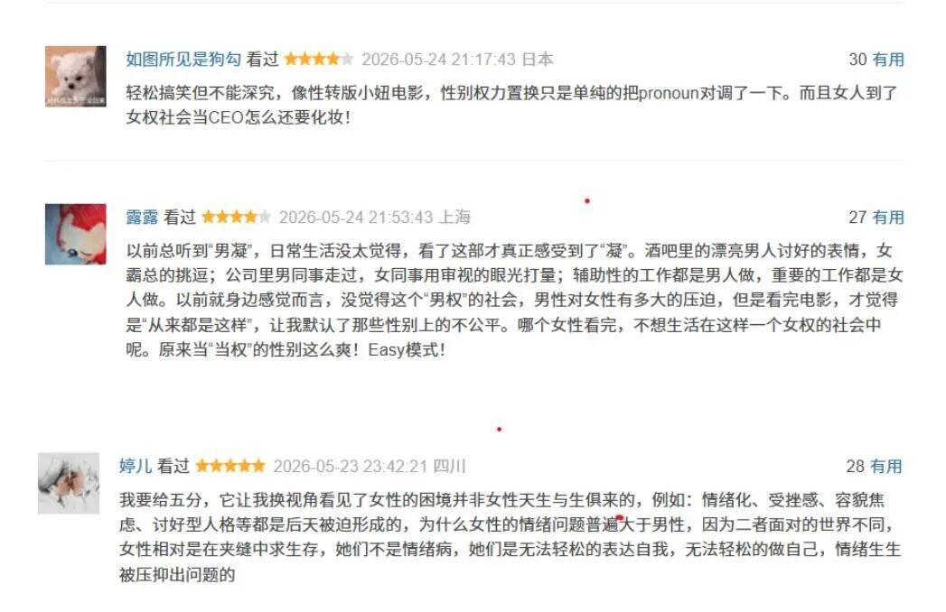 從爽感、思辨到覺醒，女性觀眾為何喜愛性別反轉影視作品？