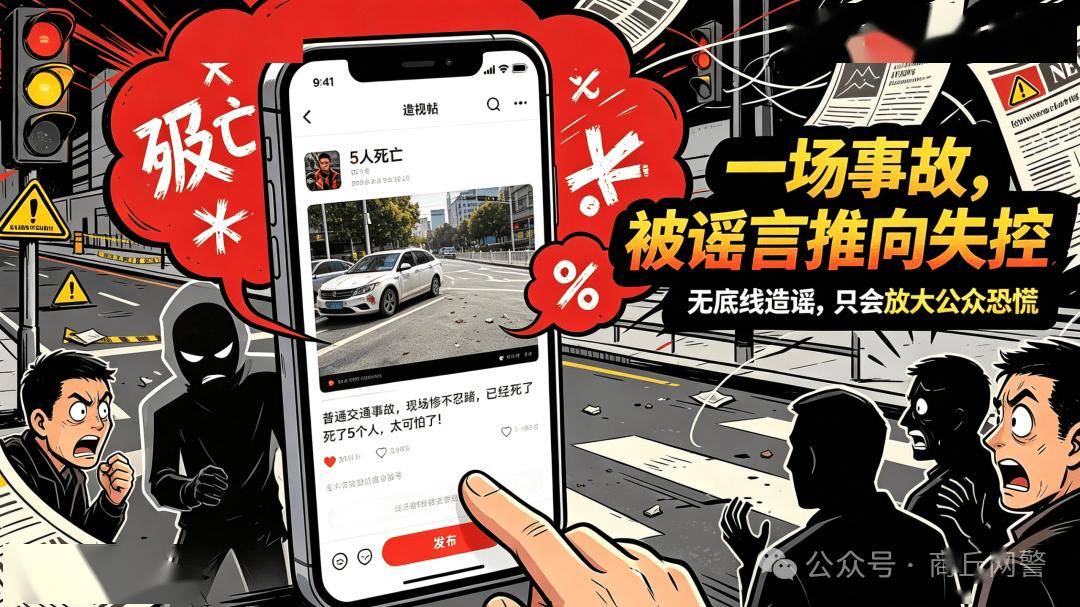 5人死亡？商丘警方快速處置，58歲男子編造虛假資訊被拘留