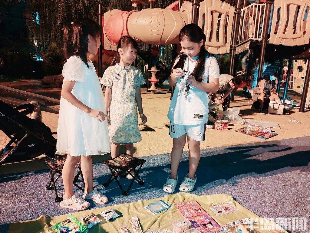 小學生暑期“練攤”